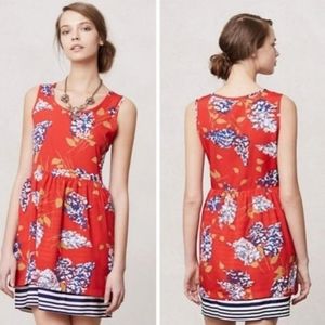 Anthropologie Porridge Hydrangea Dress